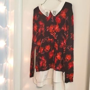 Floral Bling Blouse